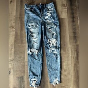 American Eagle Stretch Distressed Skinny Jeans – Size 4 Short